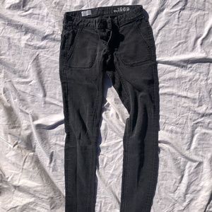 Gap 1969 skinny jeans, size 26/2, black